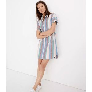 Madewell Central Shirtdress in Flagstaff Stripe